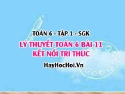 Lý Thuyết Toán 6 Bài 11: Ước Chung & Ước Chung Lớn Nhất (Kết Nối Tri Thức)
